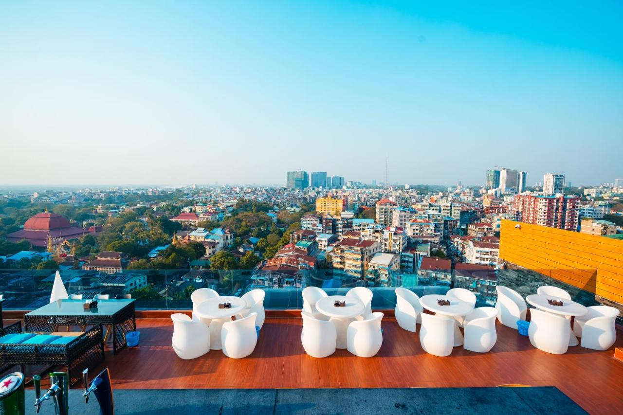 Hotel Sanchaung Rangún Exteriér fotografie