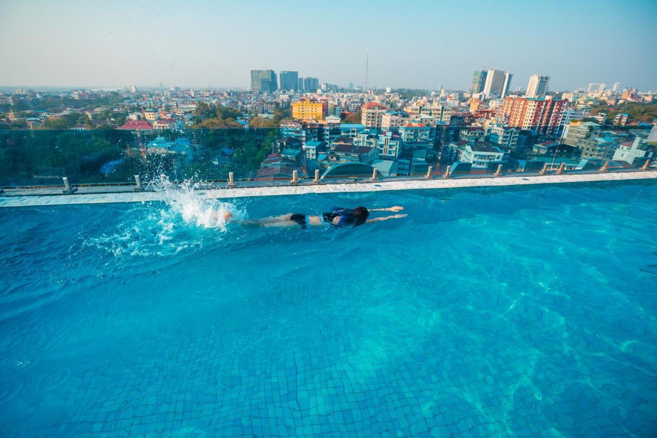 Hotel Sanchaung Rangún Exteriér fotografie