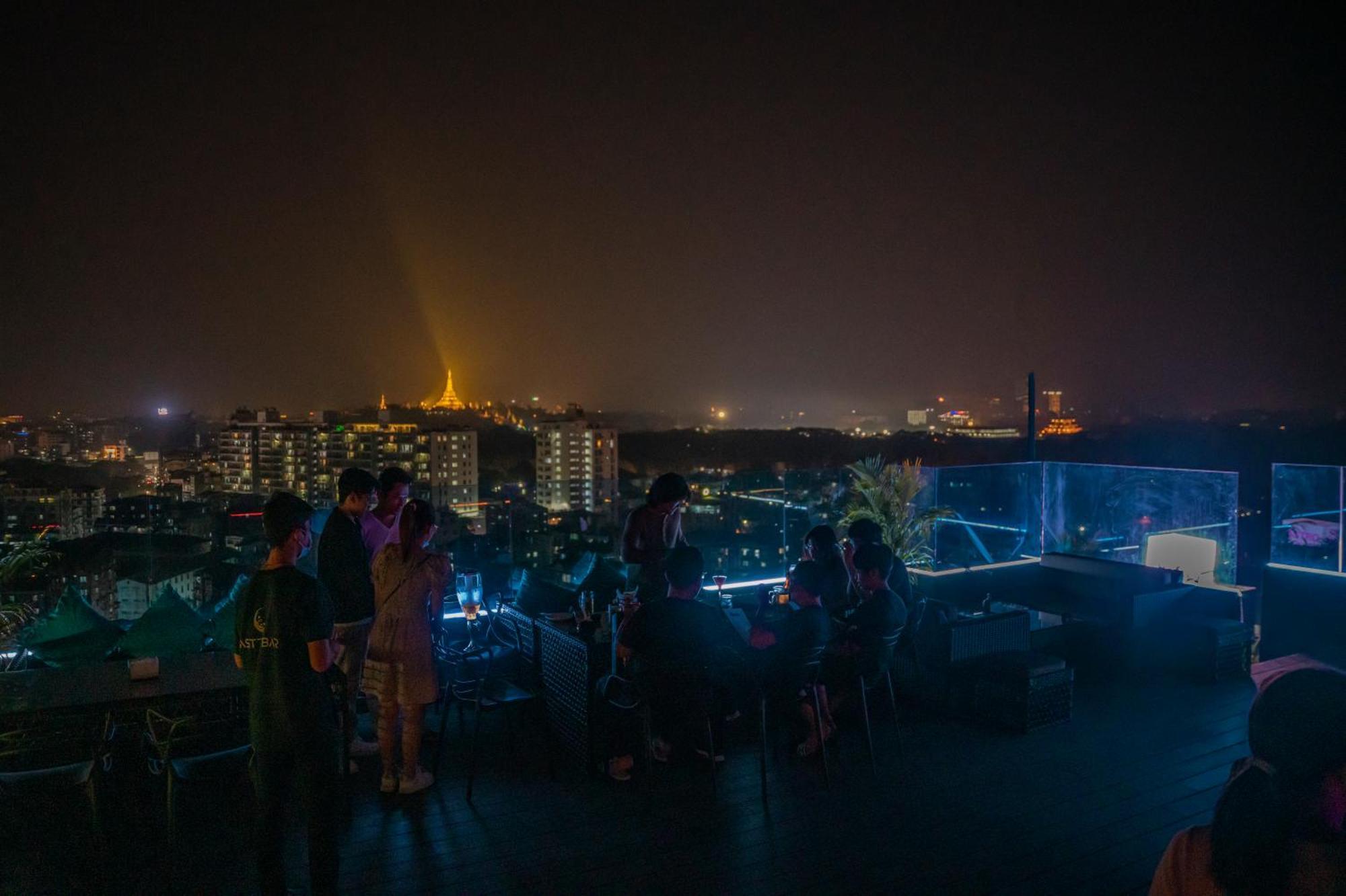 Hotel Sanchaung Rangún Exteriér fotografie