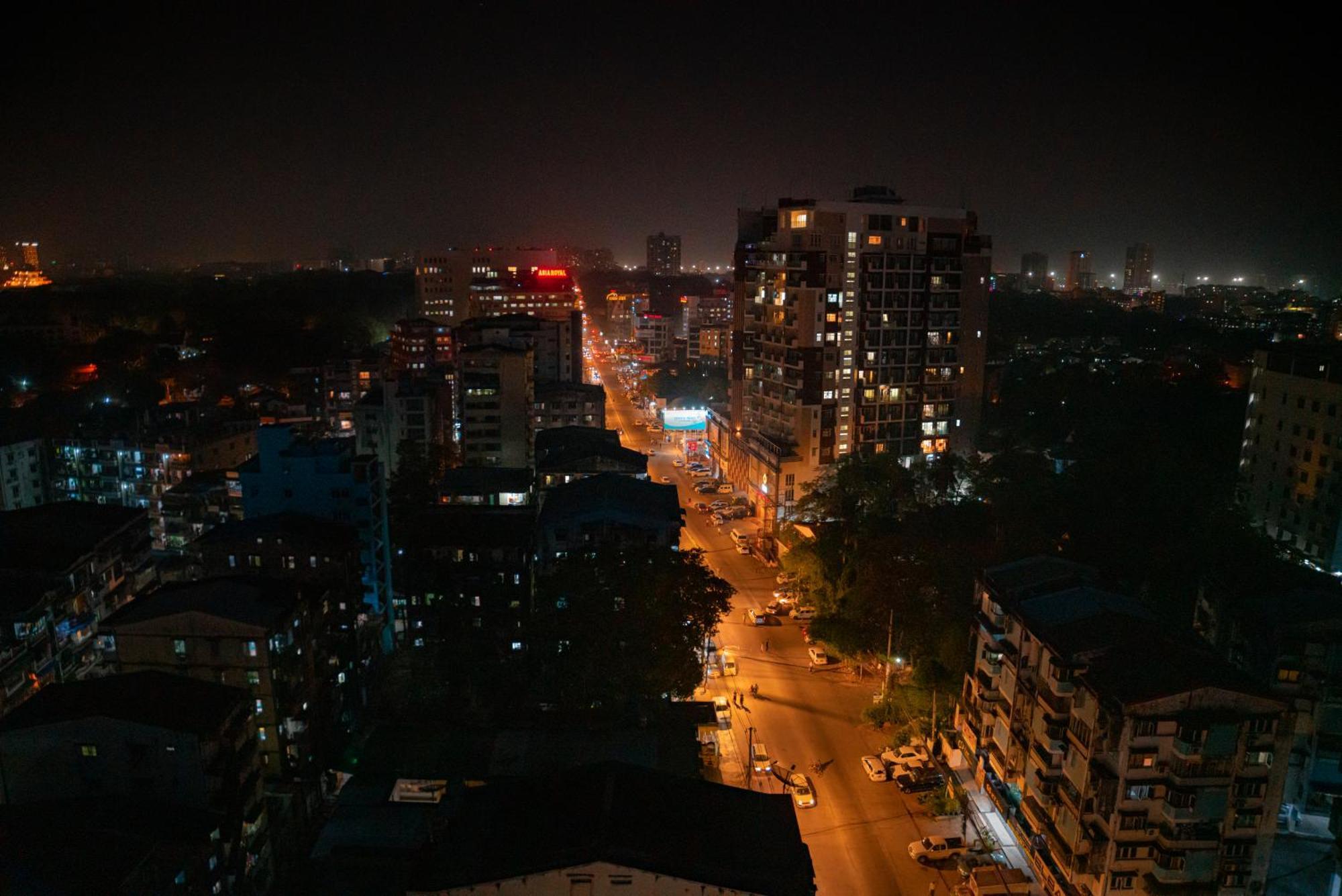 Hotel Sanchaung Rangún Exteriér fotografie
